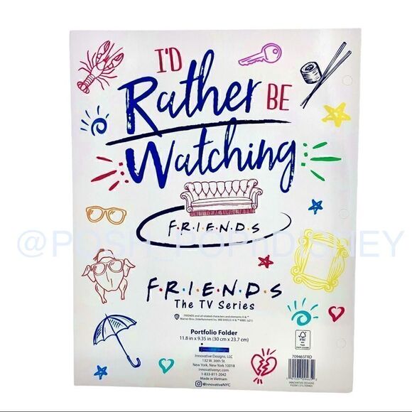 FRIENDS the TV series portfolio folder iconic 🦞 lobster 🦃 turkey head & more - Picture 2 of 4